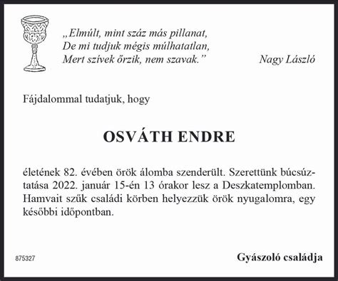 gyászhírek dunaújváros